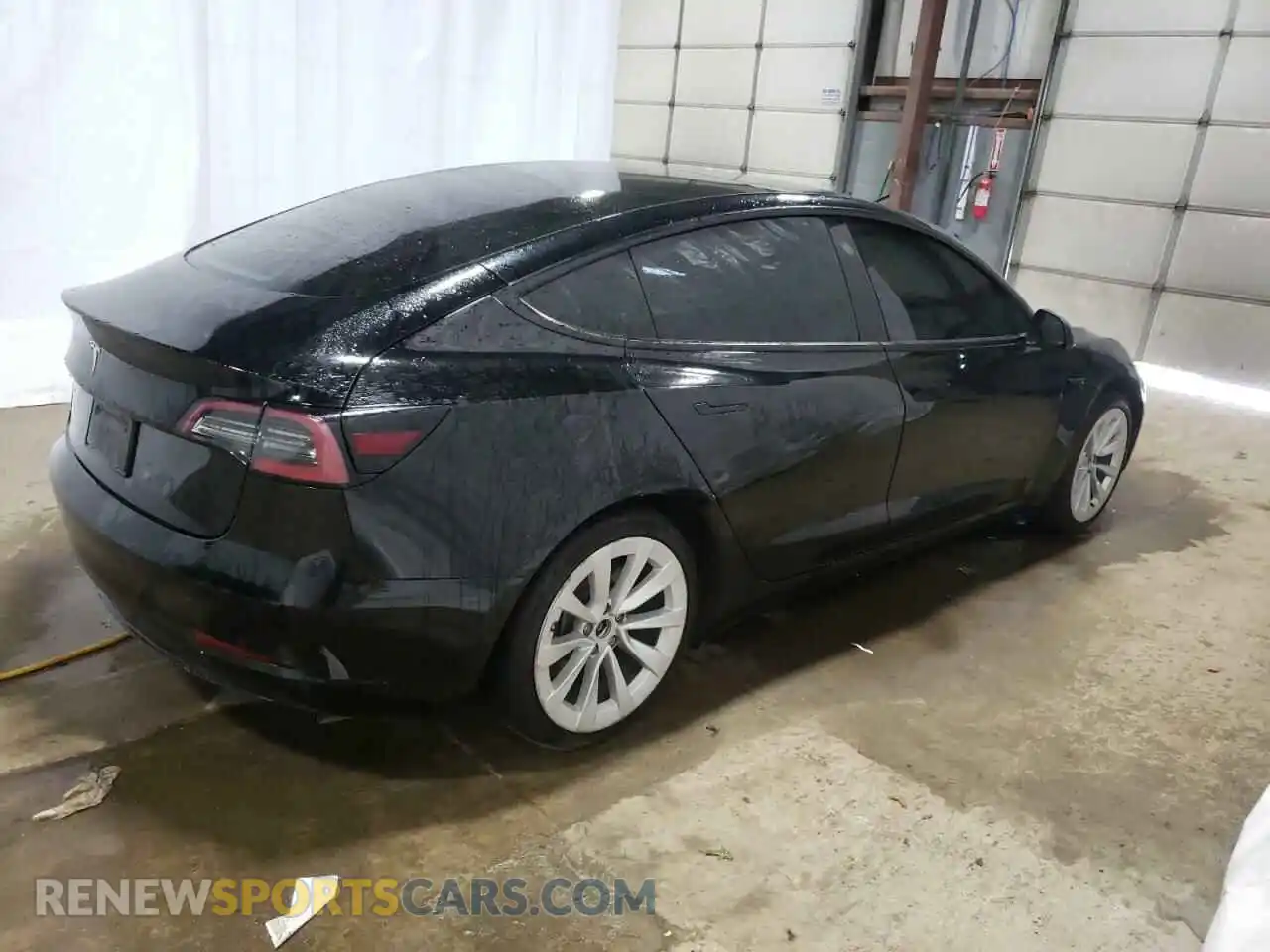 3 Photograph of a damaged car 5YJ3E1EA3NF287929 TESLA MODEL 3 2022