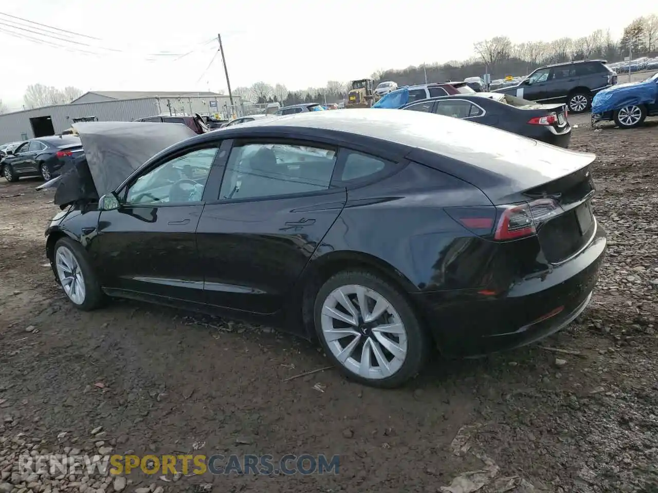 2 Photograph of a damaged car 5YJ3E1EA3NF288398 TESLA MODEL 3 2022