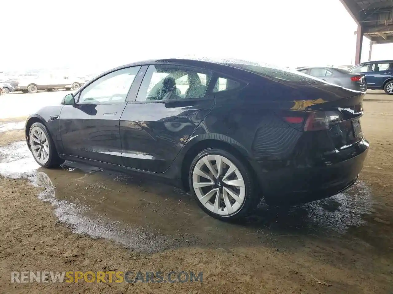 2 fotografías del automóvil dañado 5YJ3E1EA3NF289292 TESLA MODEL 3 2022