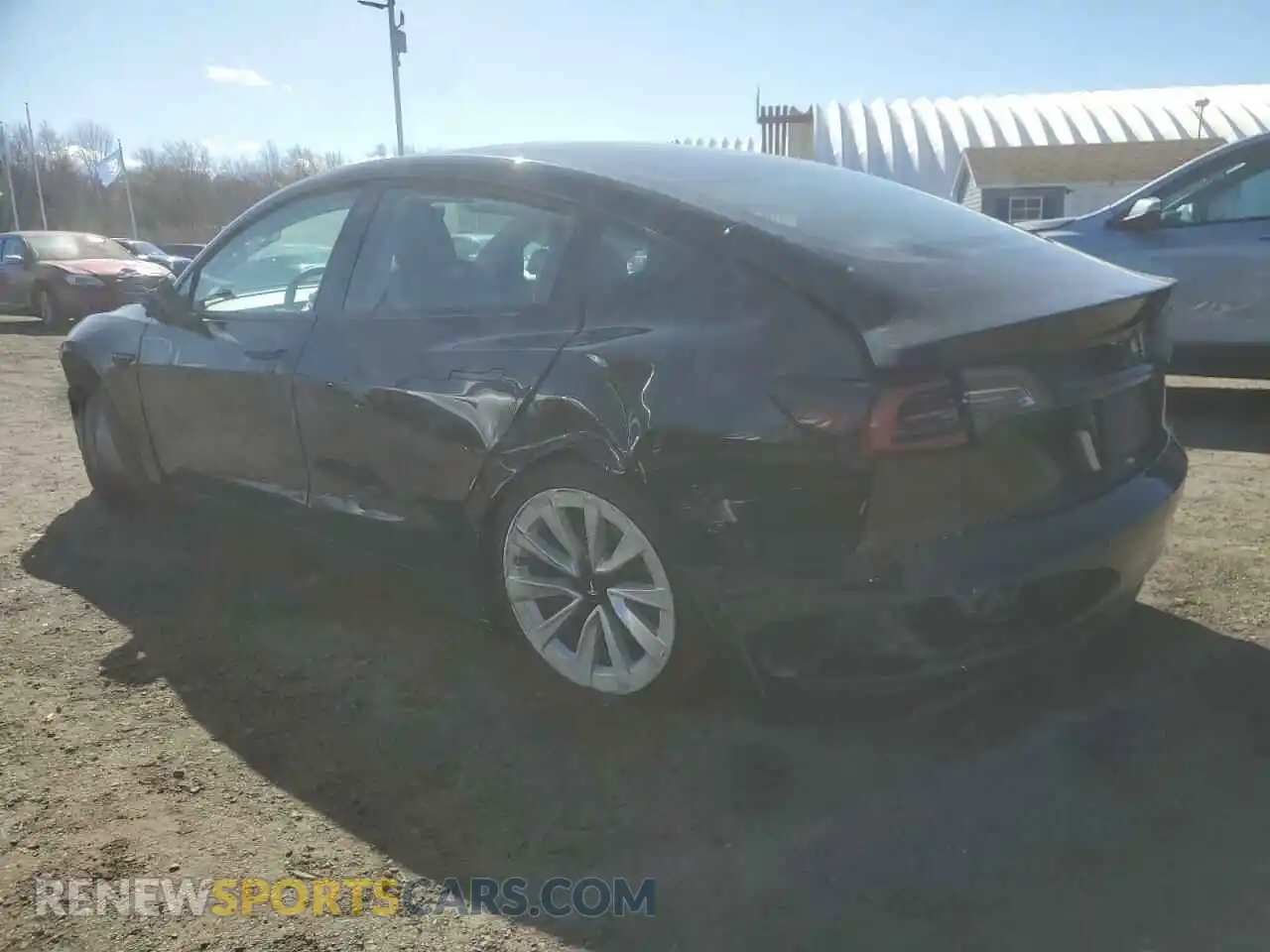 2 Photograph of a damaged car 5YJ3E1EA3NF289907 TESLA MODEL 3 2022