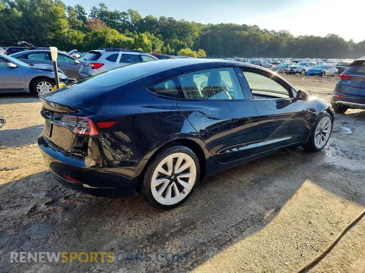 3 Фотография поврежденного автомобиля 5YJ3E1EA3NF290006 TESLA MODEL 3 2022