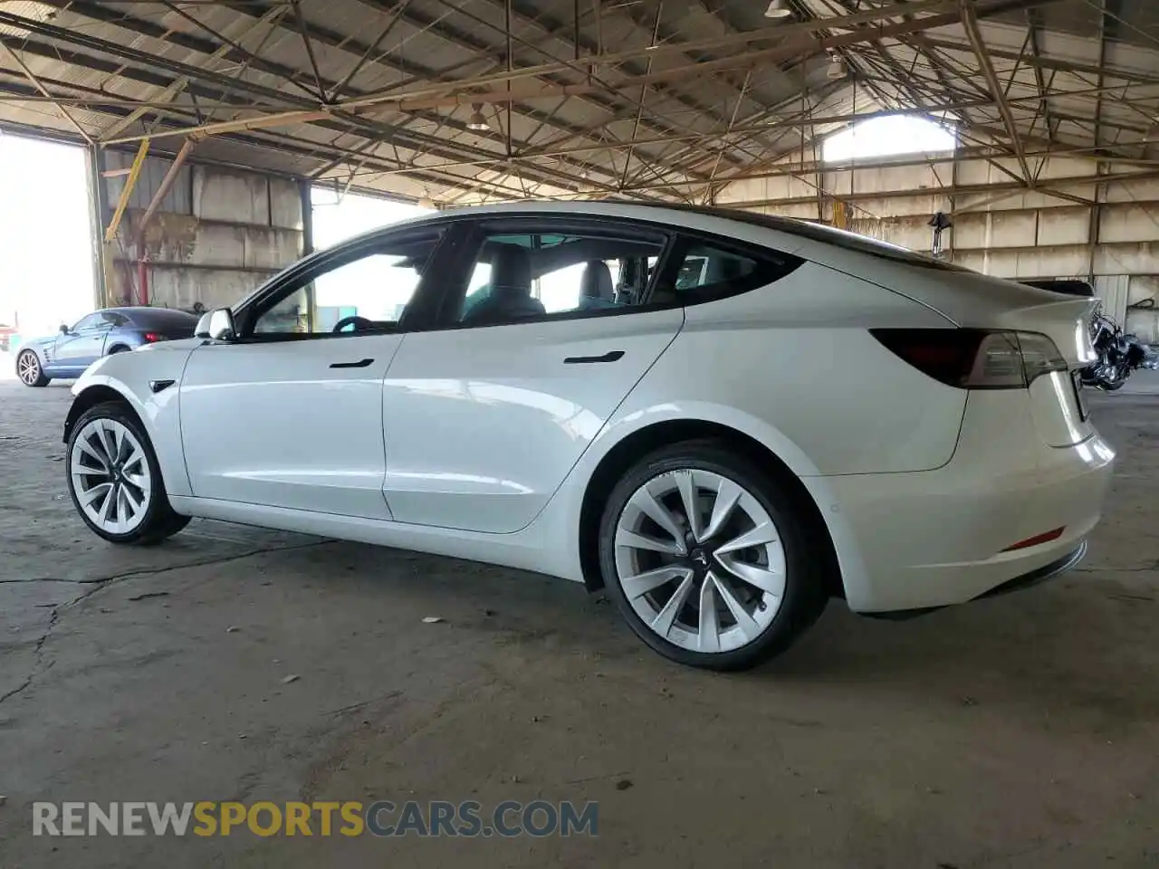 2 Photograph of a damaged car 5YJ3E1EA3NF304468 TESLA MODEL 3 2022