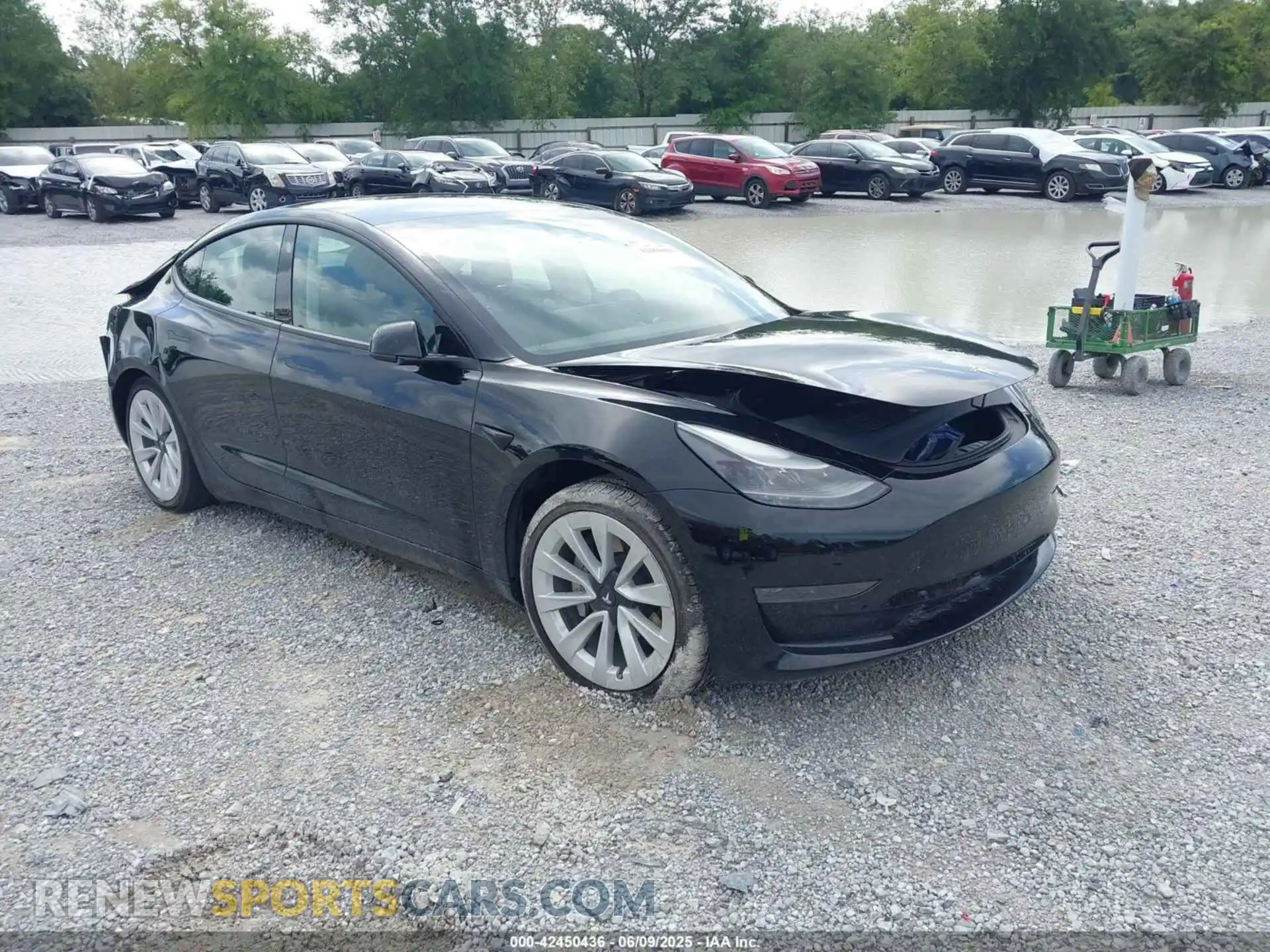 1 Photograph of a damaged car 5YJ3E1EA3NF336255 TESLA MODEL 3 2022