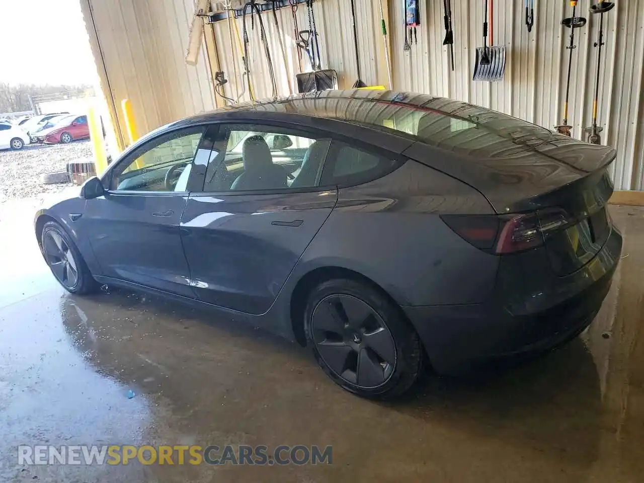 2 Photograph of a damaged car 5YJ3E1EA3NF369093 TESLA MODEL 3 2022
