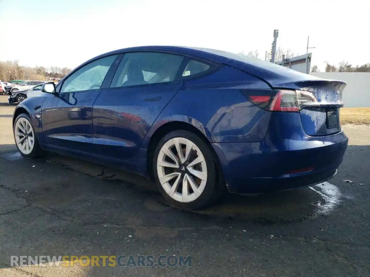 2 Photograph of a damaged car 5YJ3E1EA3NF369532 TESLA MODEL 3 2022