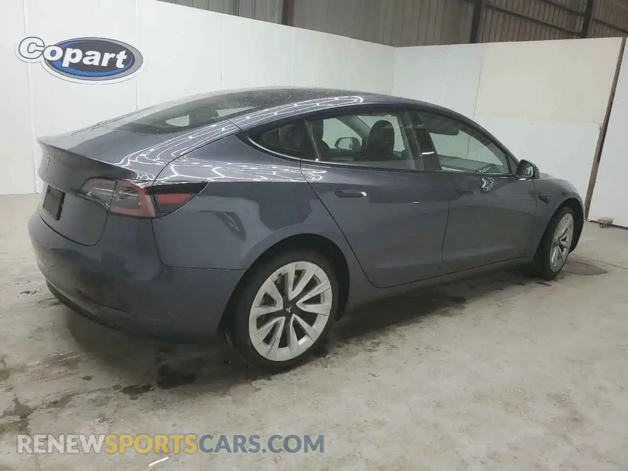 3 Photograph of a damaged car 5YJ3E1EA3NF369689 TESLA MODEL 3 2022
