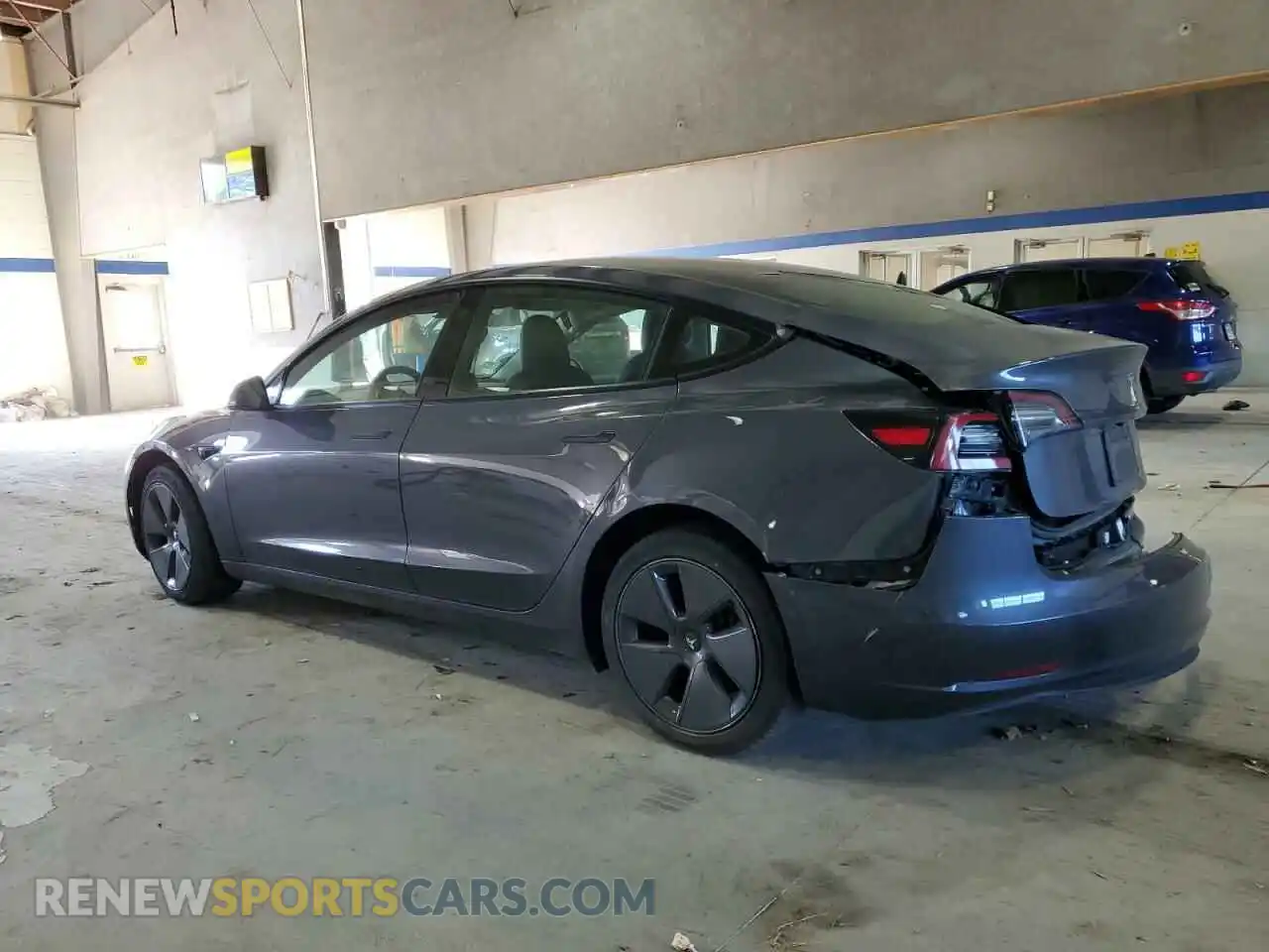 2 Photograph of a damaged car 5YJ3E1EA3NF370048 TESLA MODEL 3 2022