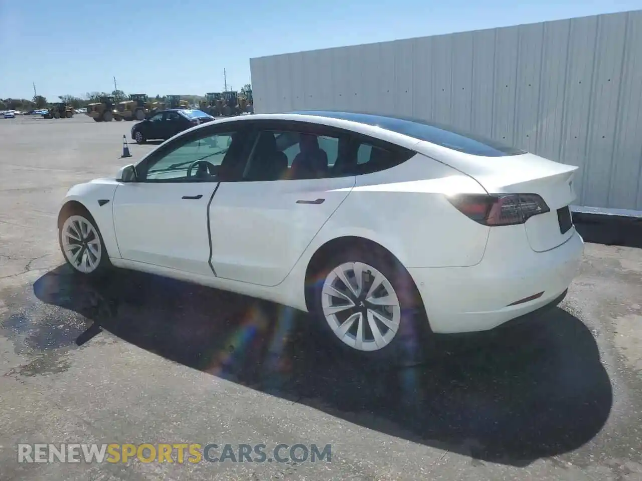 2 Photograph of a damaged car 5YJ3E1EA3NF370180 TESLA MODEL 3 2022