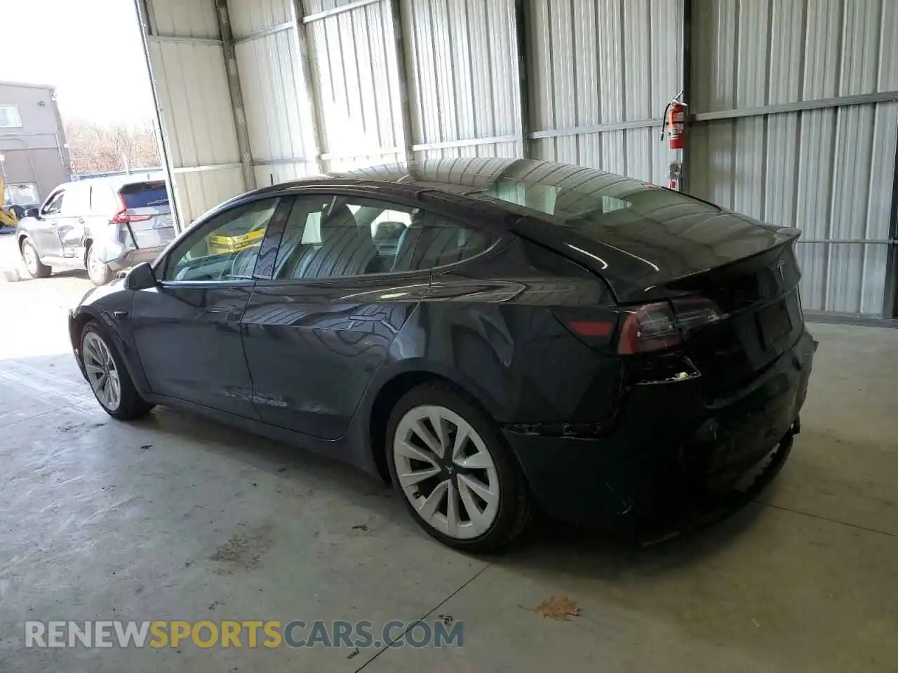 2 Photograph of a damaged car 5YJ3E1EA3NF370292 TESLA MODEL 3 2022