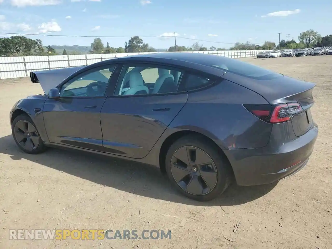 2 Photograph of a damaged car 5YJ3E1EA4NF244376 TESLA MODEL 3 2022