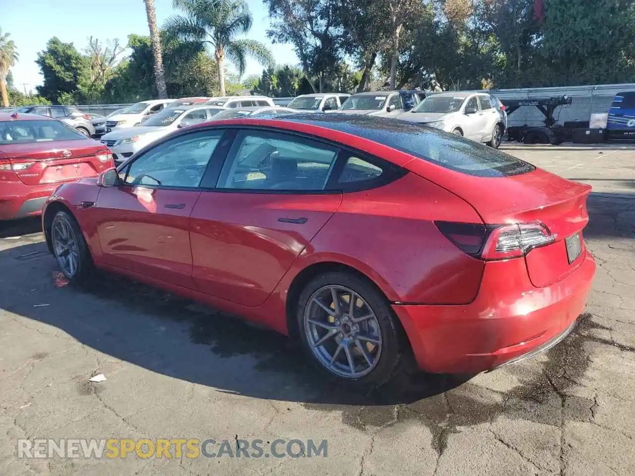 2 Photograph of a damaged car 5YJ3E1EA4NF289267 TESLA MODEL 3 2022
