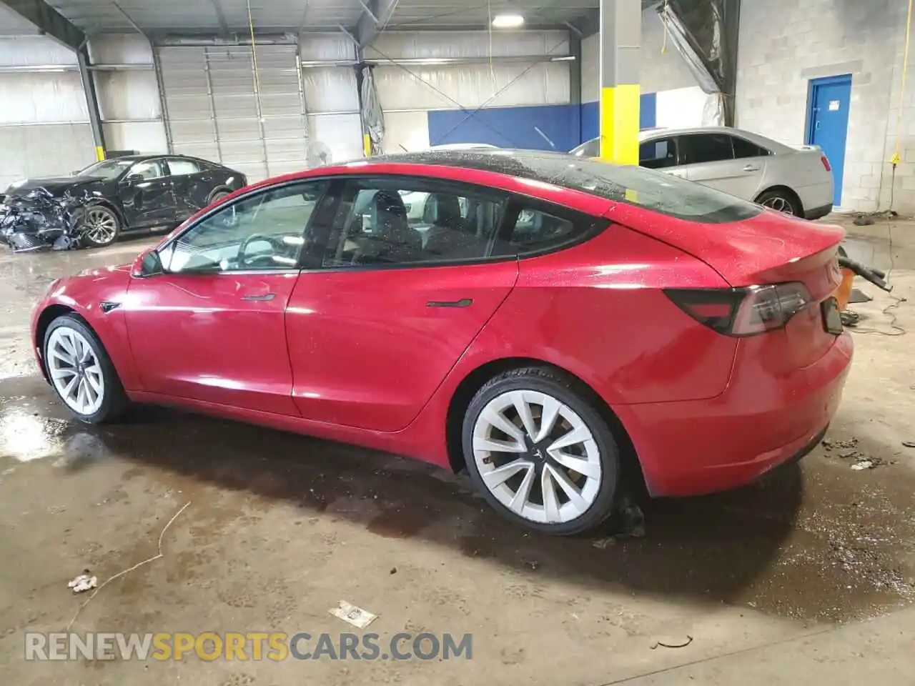 2 Photograph of a damaged car 5YJ3E1EA4NF289575 TESLA MODEL 3 2022