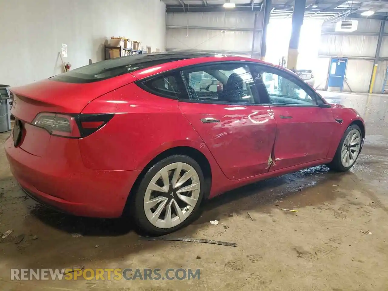 3 Photograph of a damaged car 5YJ3E1EA4NF289575 TESLA MODEL 3 2022