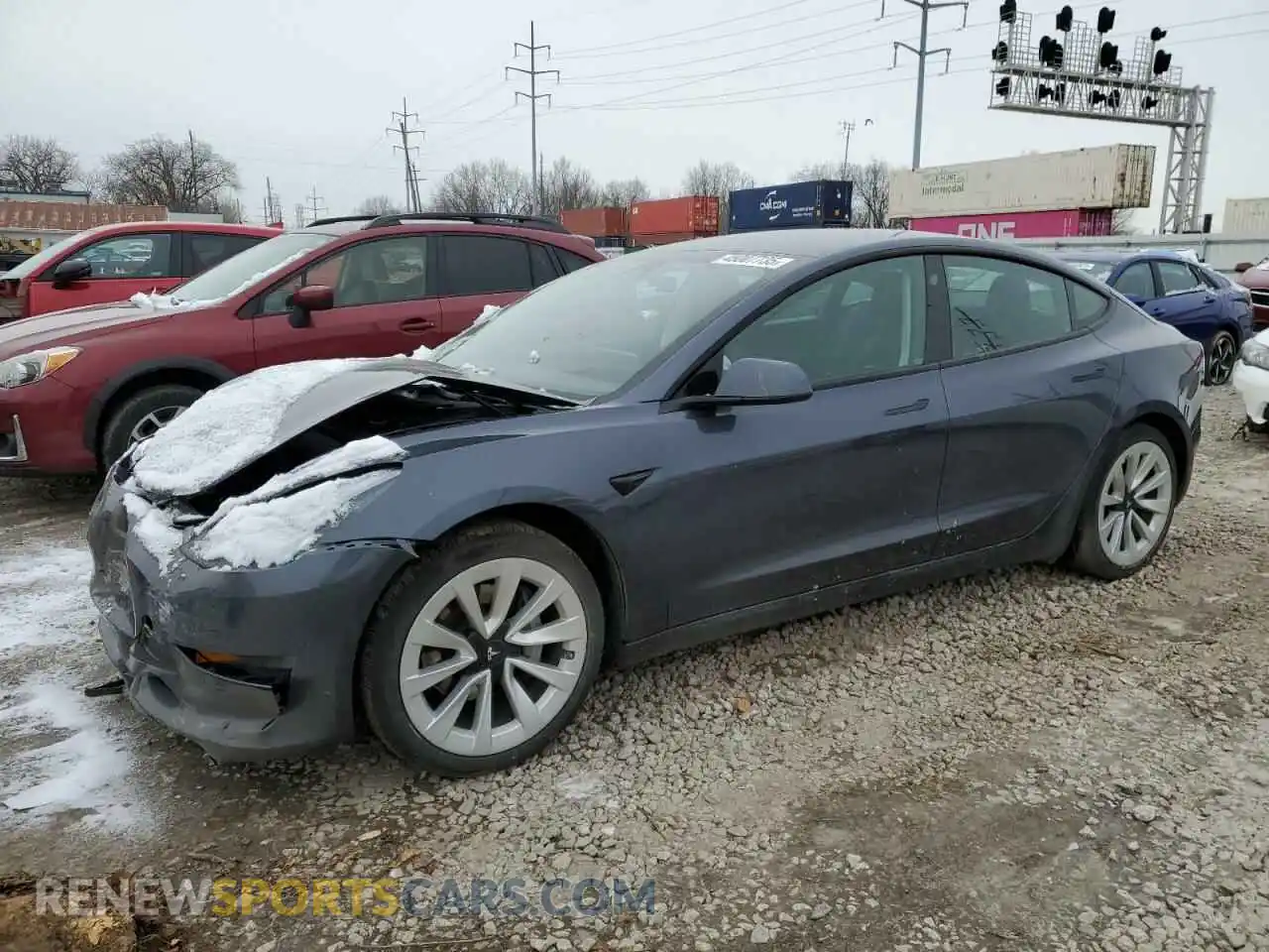 1 Фотография поврежденного автомобиля 5YJ3E1EA4NF311879 TESLA MODEL 3 2022