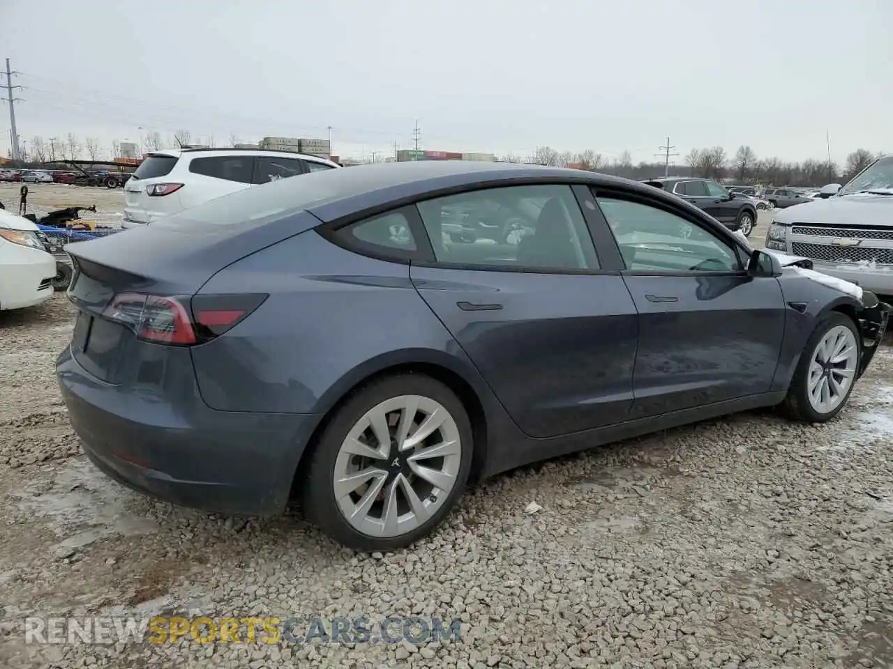 3 Фотография поврежденного автомобиля 5YJ3E1EA4NF311879 TESLA MODEL 3 2022