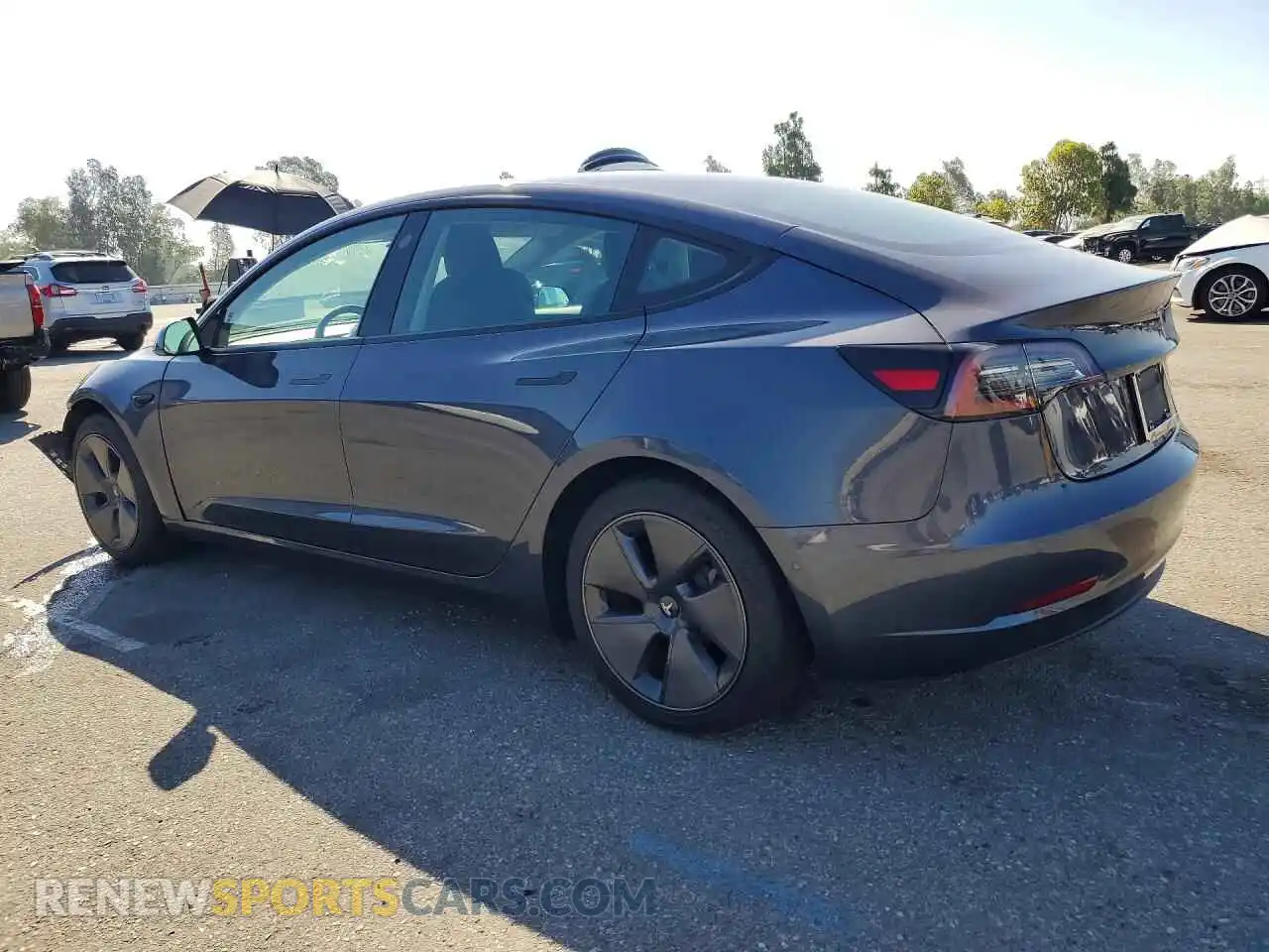 2 Photograph of a damaged car 5YJ3E1EA4NF336359 TESLA MODEL 3 2022