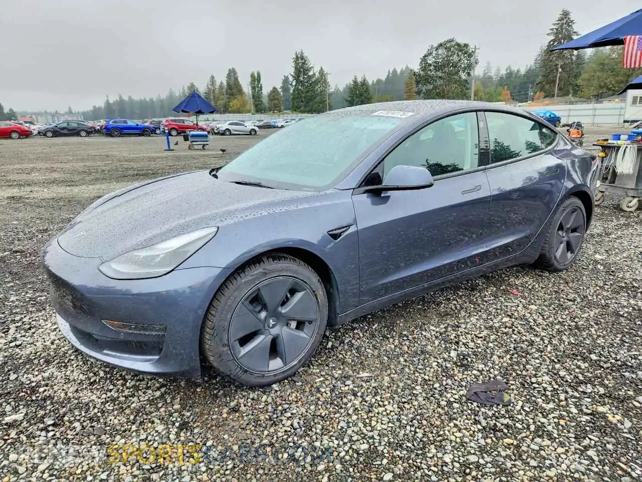 1 Photograph of a damaged car 5YJ3E1EA4NF339178 TESLA MODEL 3 2022