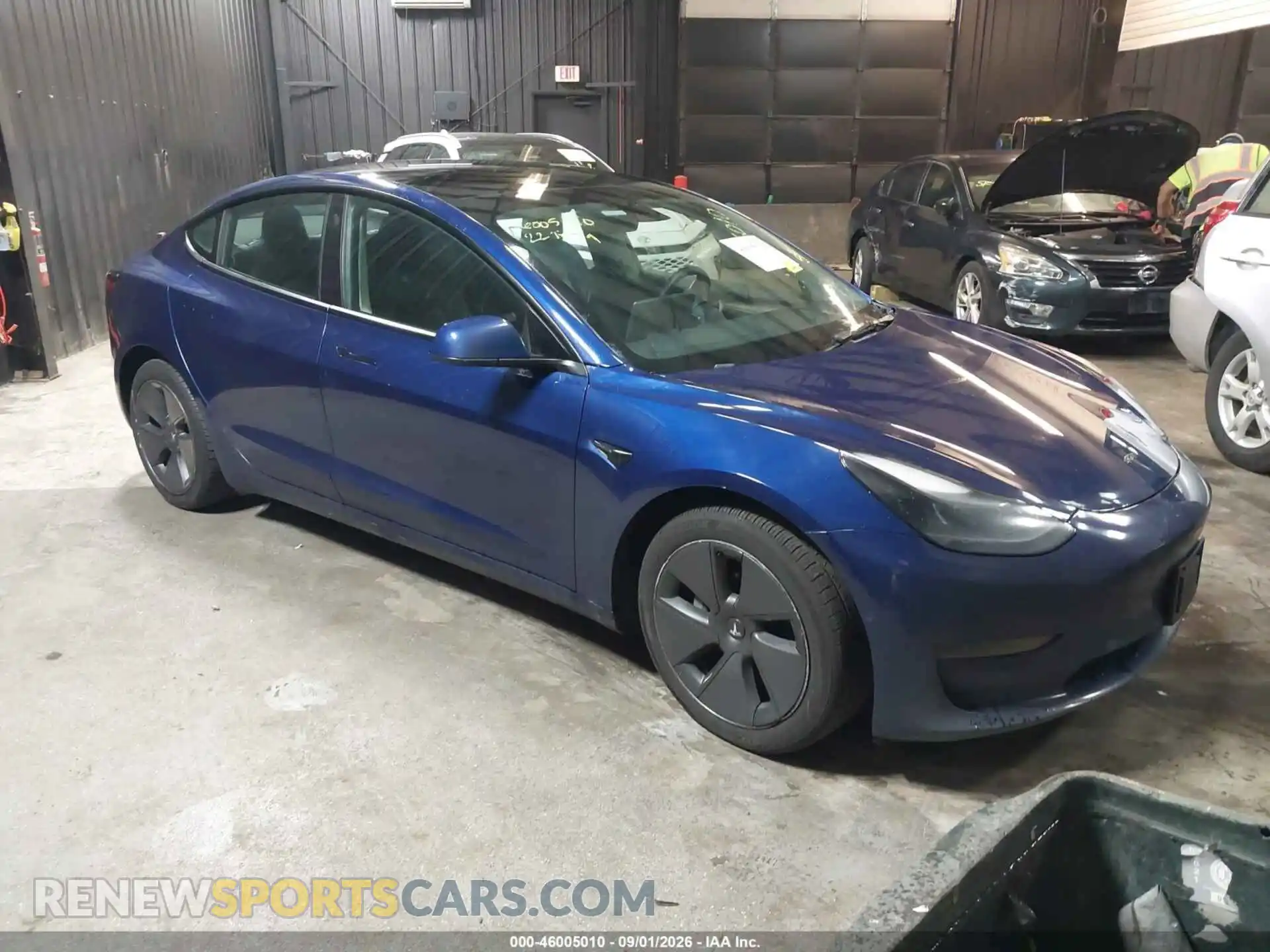 1 Photograph of a damaged car 5YJ3E1EA4NF348737 TESLA MODEL 3 2022