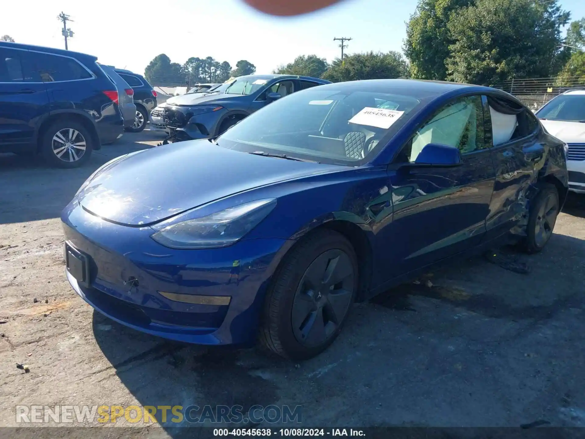 2 Фотография поврежденного автомобиля 5YJ3E1EA4NF368860 TESLA MODEL 3 2022