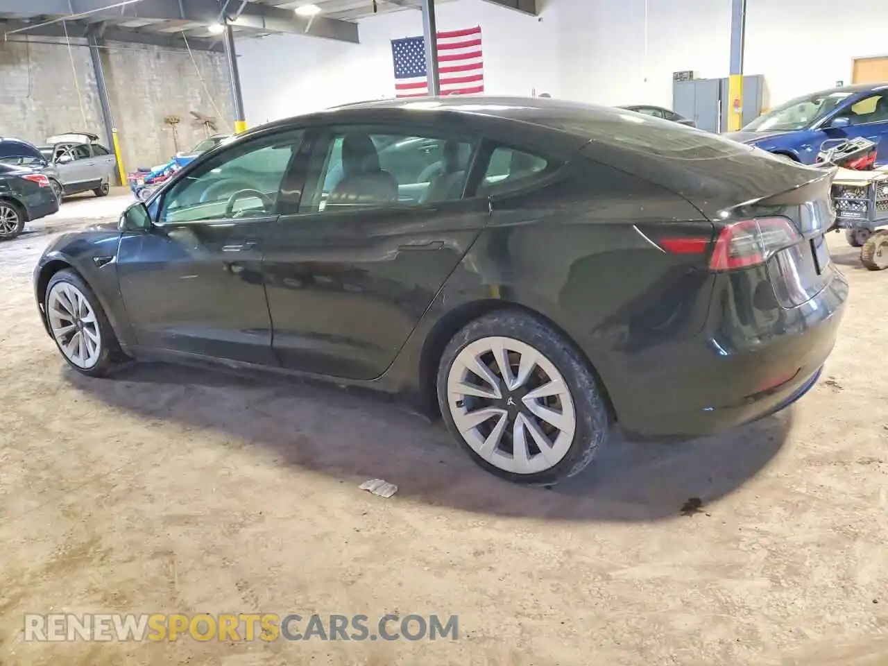 2 Photograph of a damaged car 5YJ3E1EA4NF369992 TESLA MODEL 3 2022