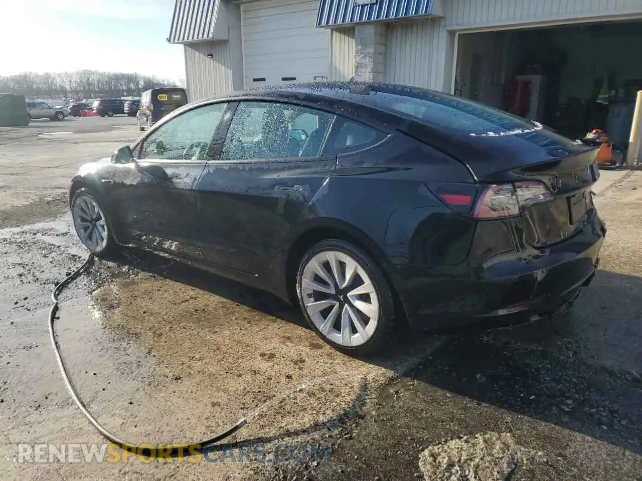 2 Photograph of a damaged car 5YJ3E1EA4NF370947 TESLA MODEL 3 2022