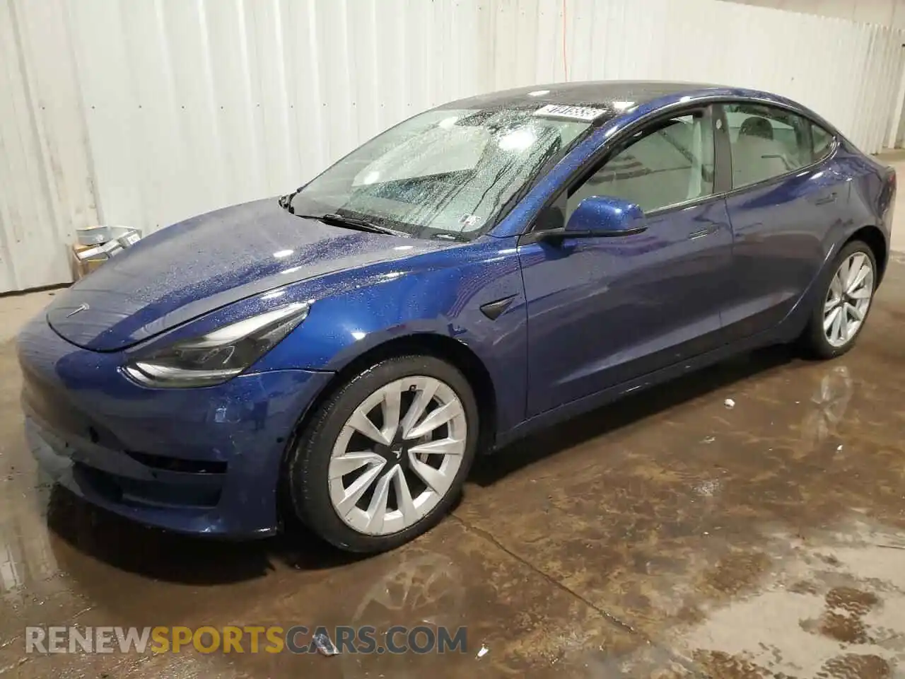 1 Photograph of a damaged car 5YJ3E1EA4NF372620 TESLA MODEL 3 2022