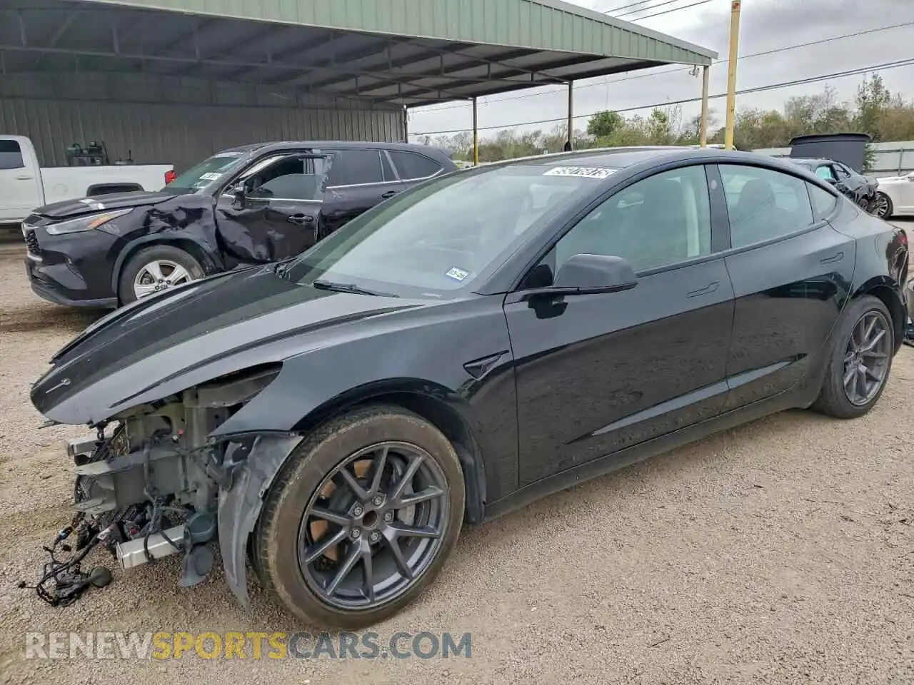 1 Фотография поврежденного автомобиля 5YJ3E1EA5NF186262 TESLA MODEL 3 2022
