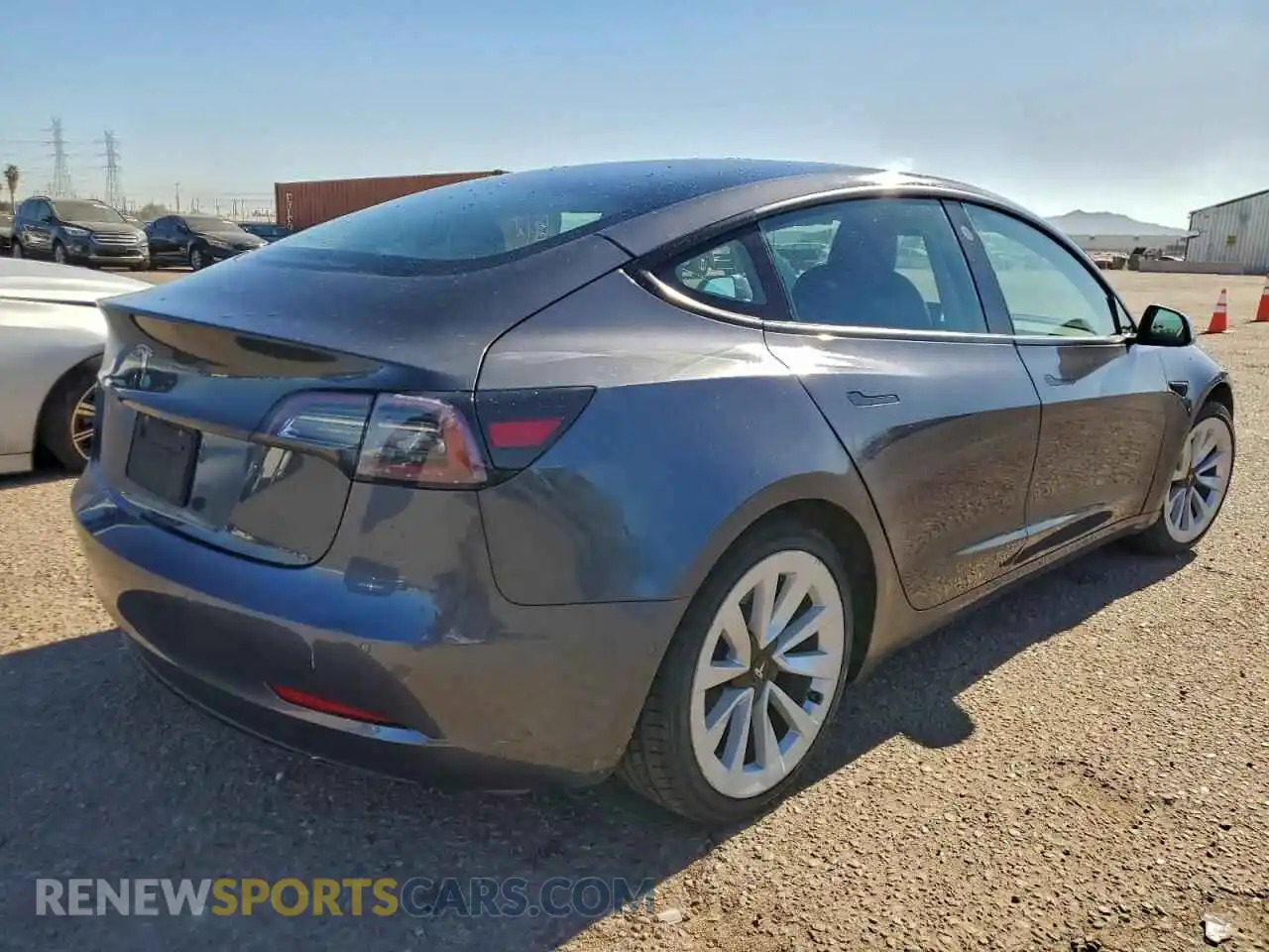 3 Photograph of a damaged car 5YJ3E1EA5NF190537 TESLA MODEL 3 2022