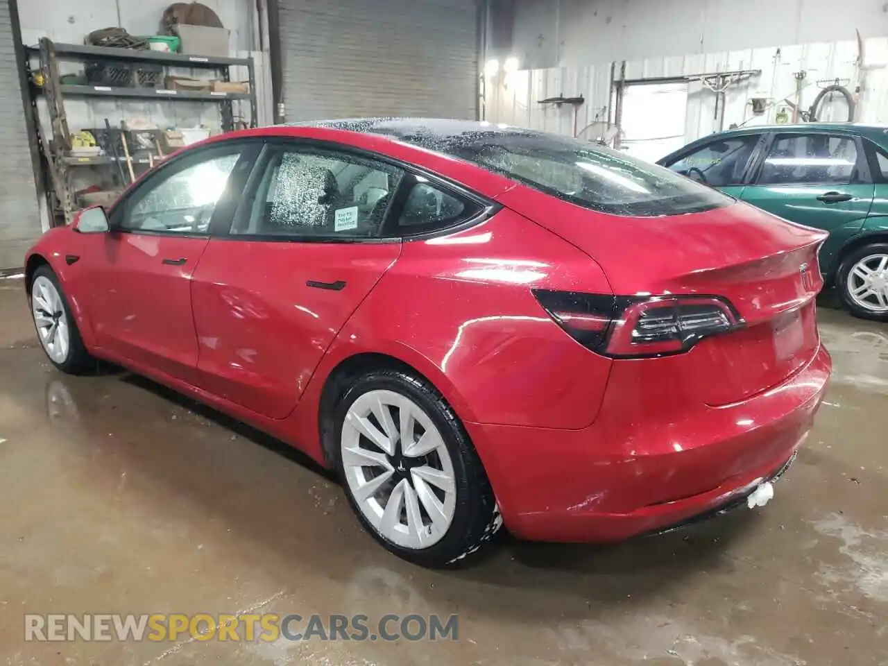 2 Photograph of a damaged car 5YJ3E1EA5NF286989 TESLA MODEL 3 2022