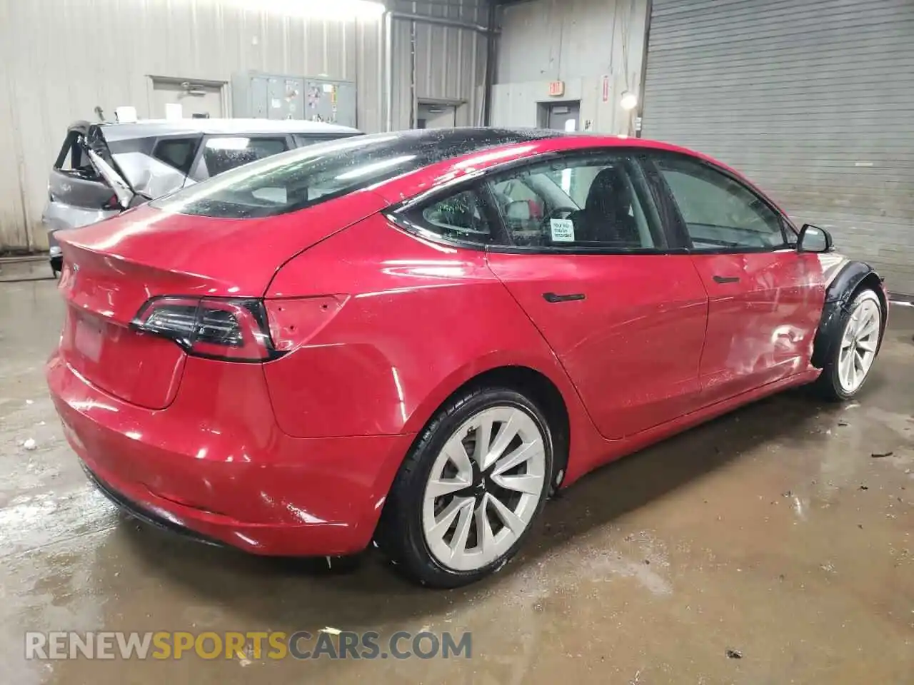 3 Photograph of a damaged car 5YJ3E1EA5NF286989 TESLA MODEL 3 2022