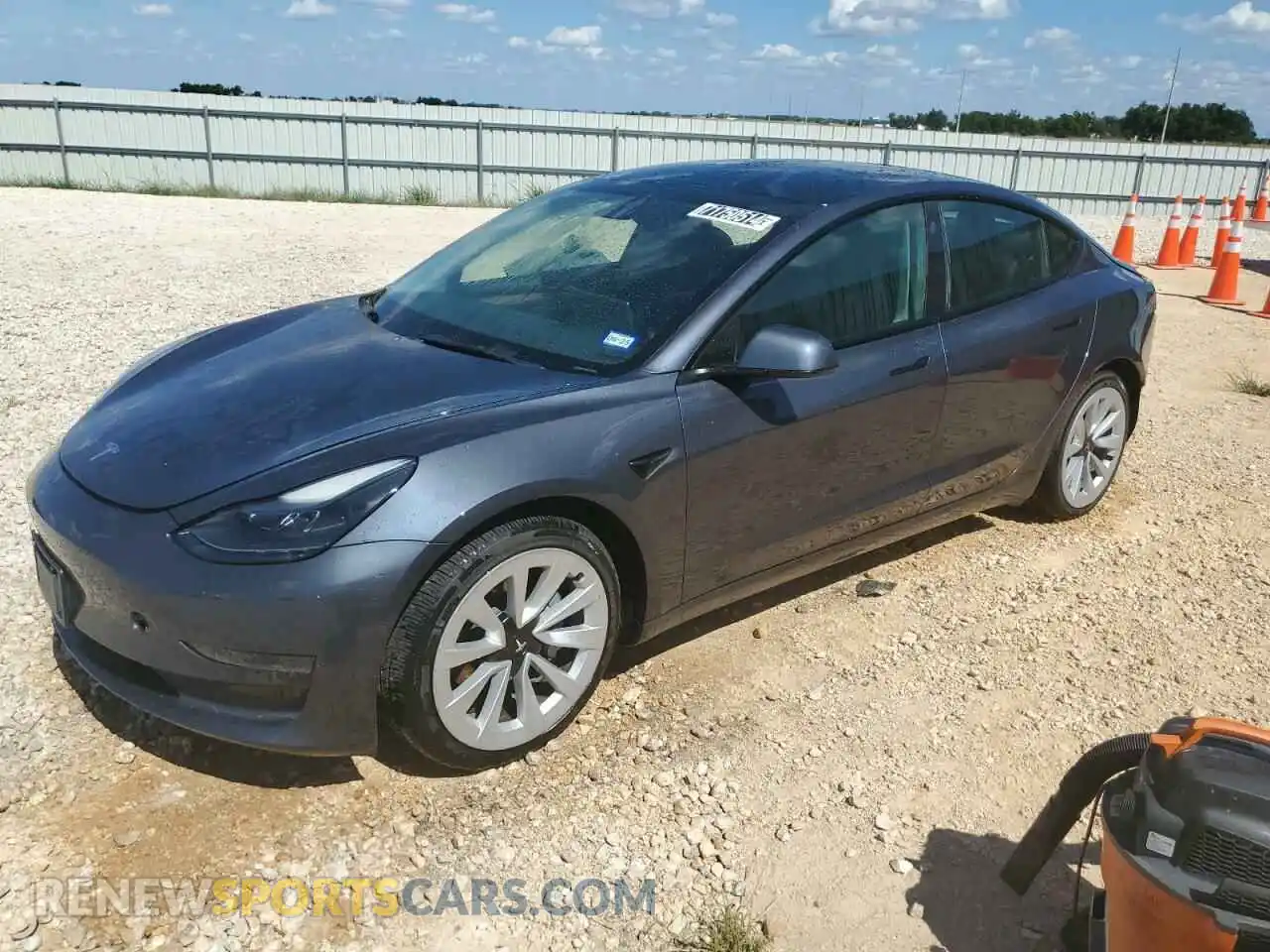 1 Фотография поврежденного автомобиля 5YJ3E1EA5NF290296 TESLA MODEL 3 2022