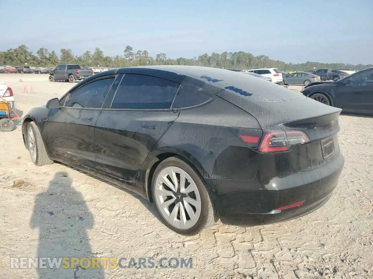 2 Photograph of a damaged car 5YJ3E1EA5NF352456 TESLA MODEL 3 2022