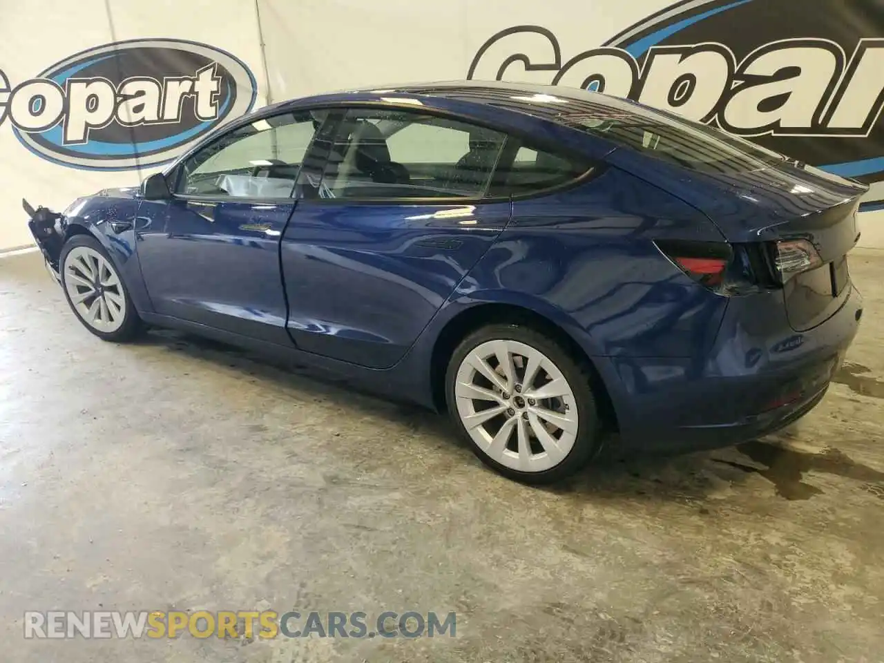 2 fotografías del automóvil dañado 5YJ3E1EA5NF372643 TESLA MODEL 3 2022