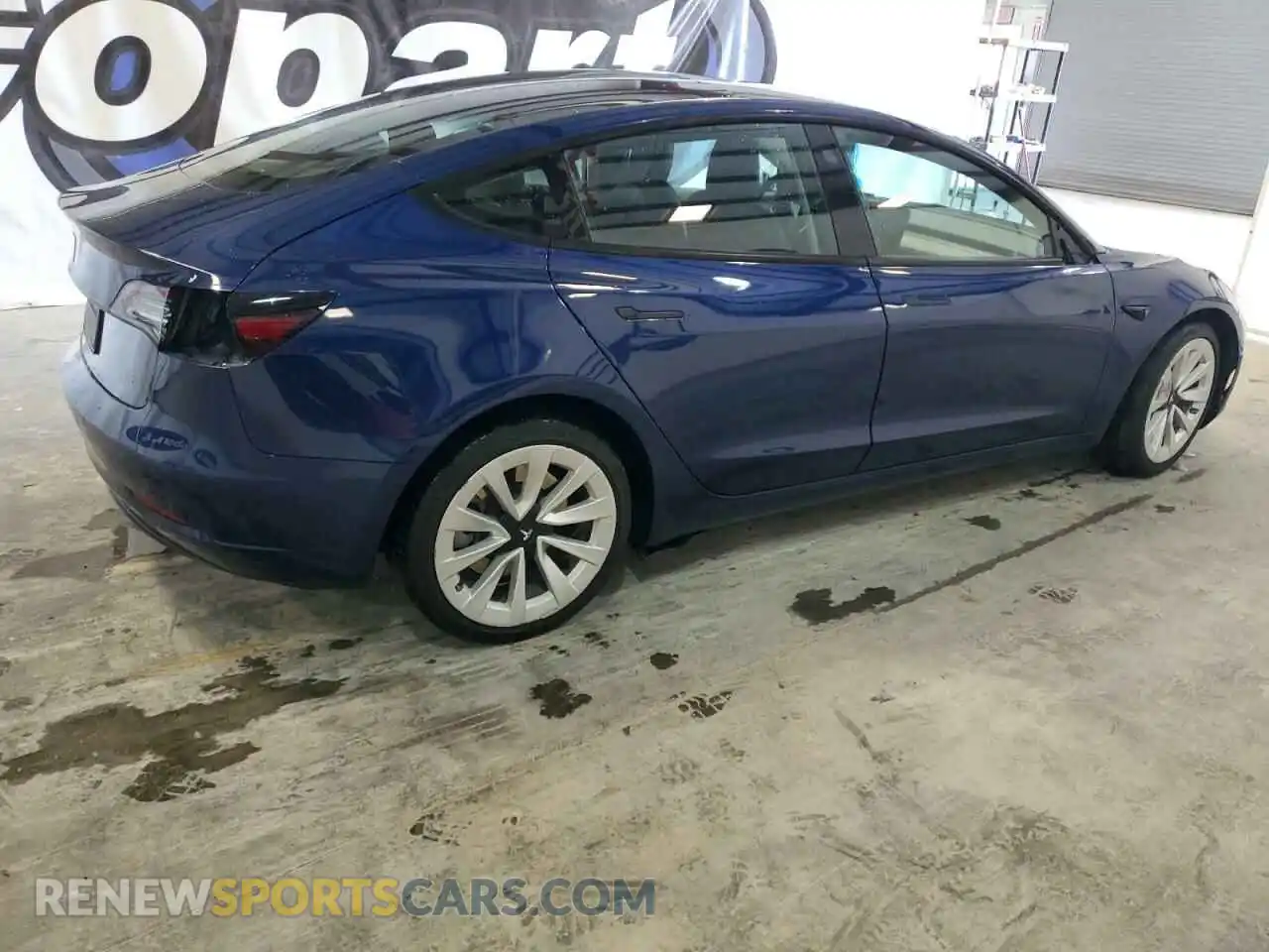 3 fotografías del automóvil dañado 5YJ3E1EA5NF372643 TESLA MODEL 3 2022