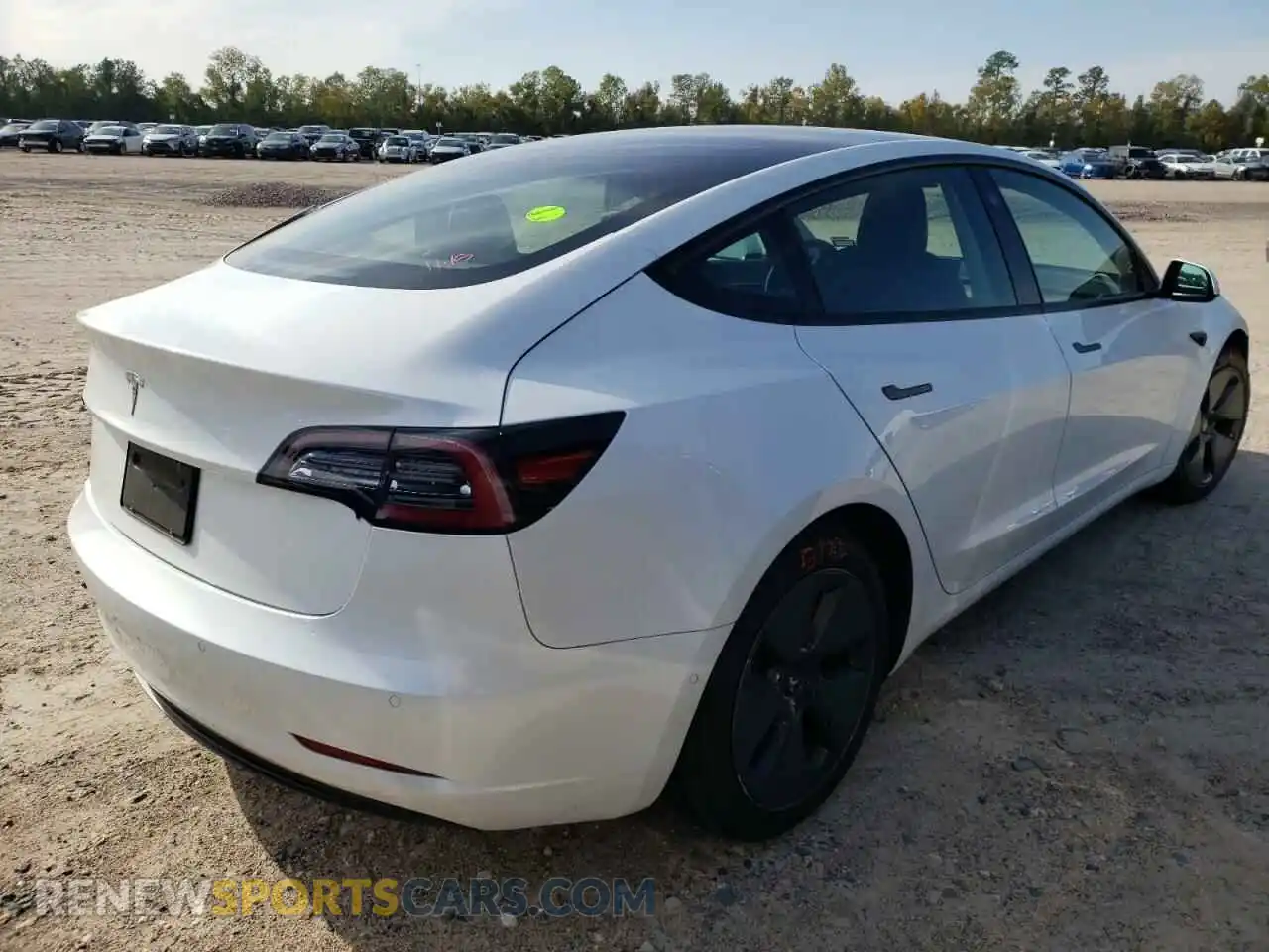 3 Photograph of a damaged car 5YJ3E1EA6NF185251 TESLA MODEL 3 2022