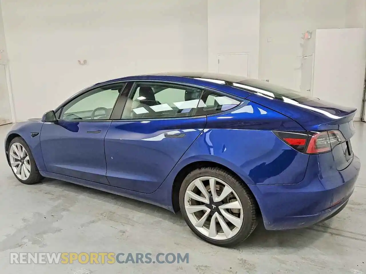 2 fotografías del automóvil dañado 5YJ3E1EA6NF189669 TESLA MODEL 3 2022