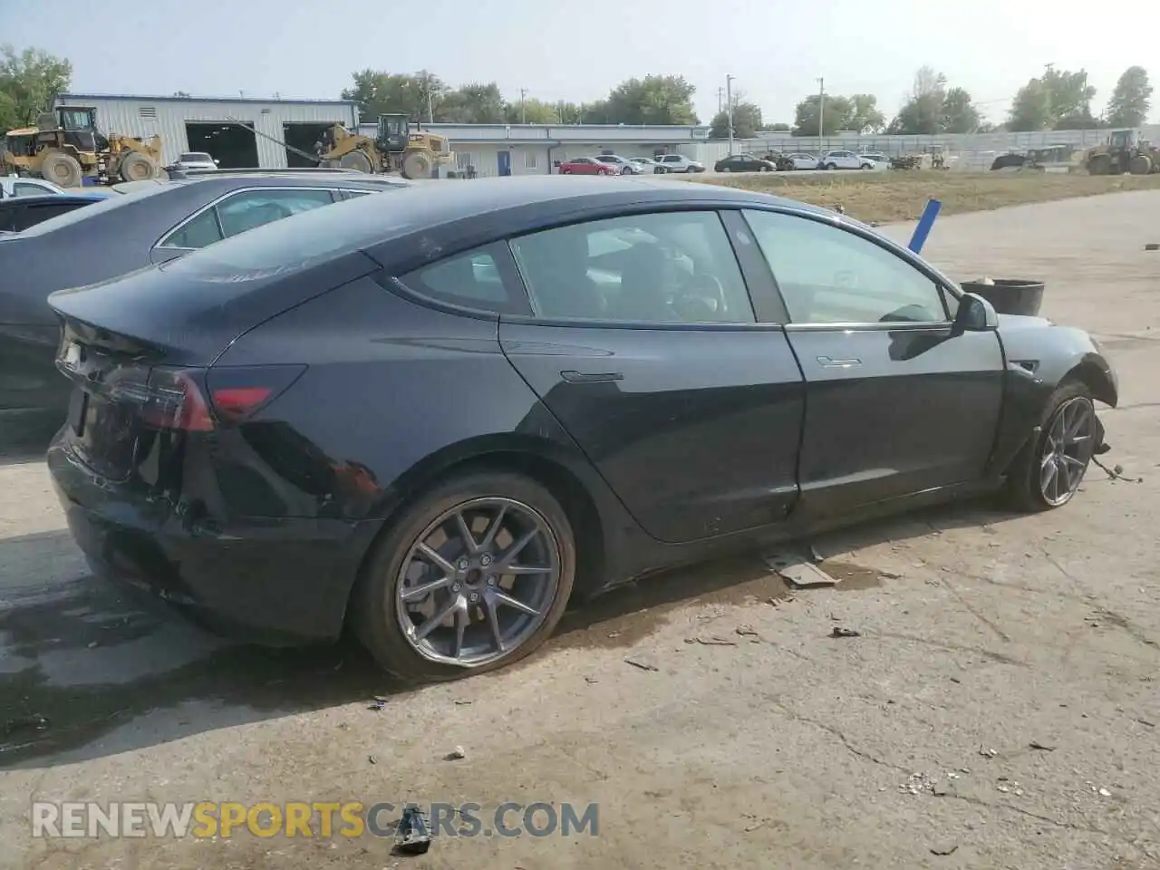 3 Photograph of a damaged car 5YJ3E1EA6NF190059 TESLA MODEL 3 2022