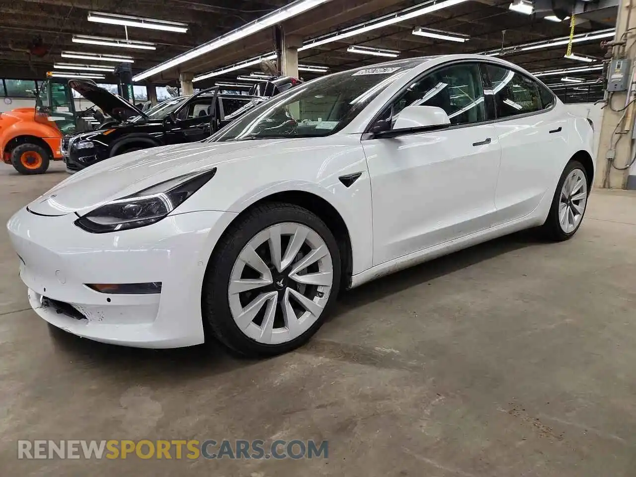 1 Photograph of a damaged car 5YJ3E1EA6NF287875 TESLA MODEL 3 2022