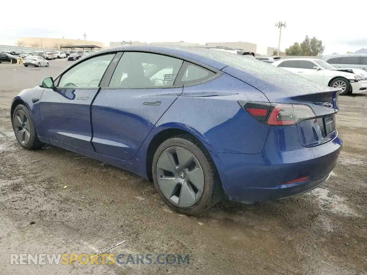 2 Photograph of a damaged car 5YJ3E1EA6NF291246 TESLA MODEL 3 2022