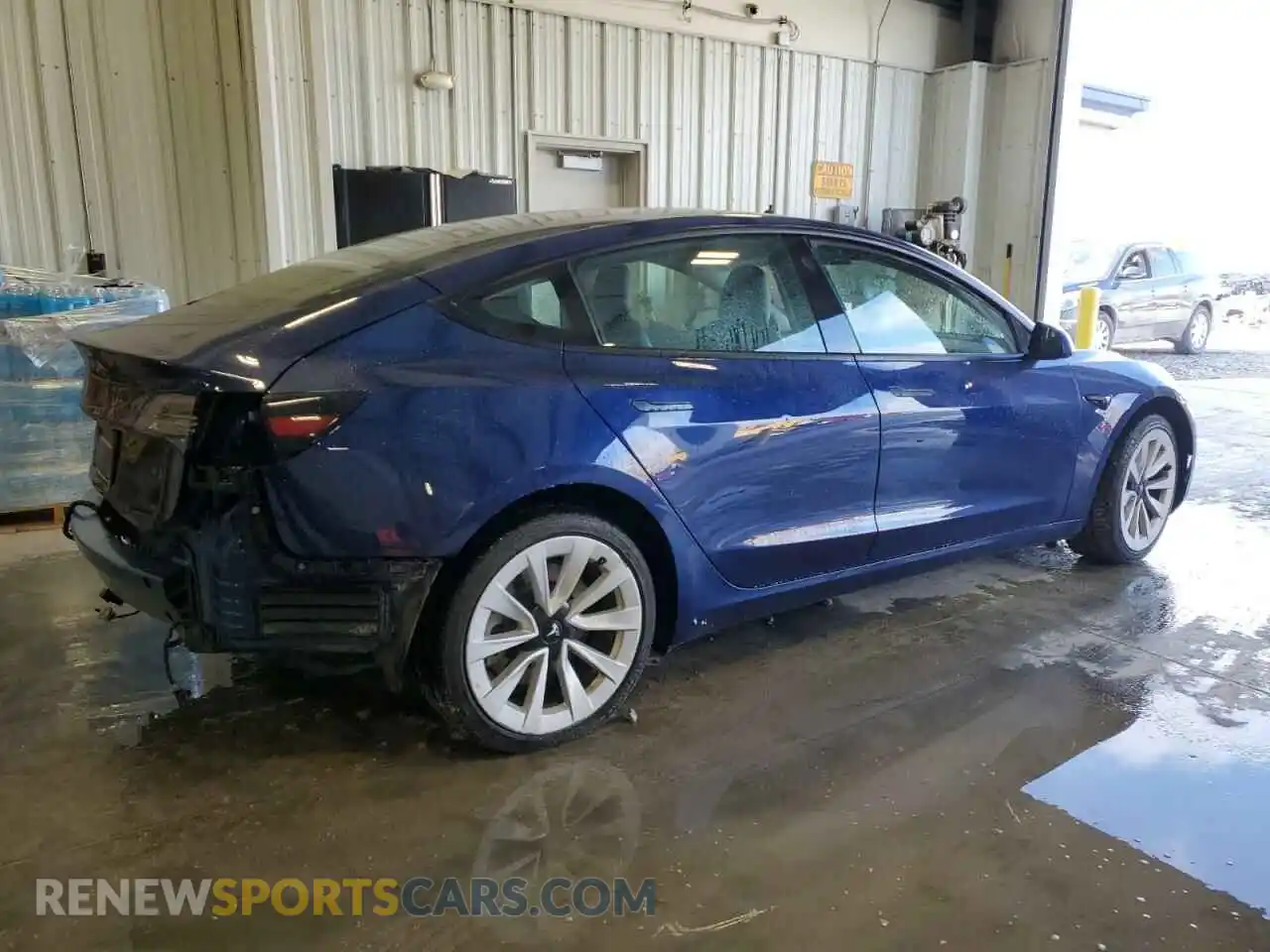 3 fotografías del automóvil dañado 5YJ3E1EA6NF304397 TESLA MODEL 3 2022