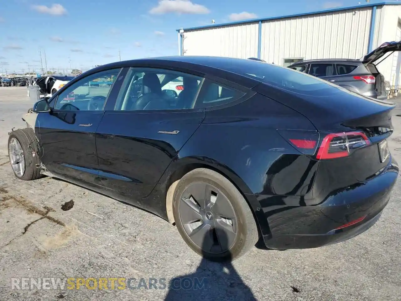2 Photograph of a damaged car 5YJ3E1EA6NF331079 TESLA MODEL 3 2022