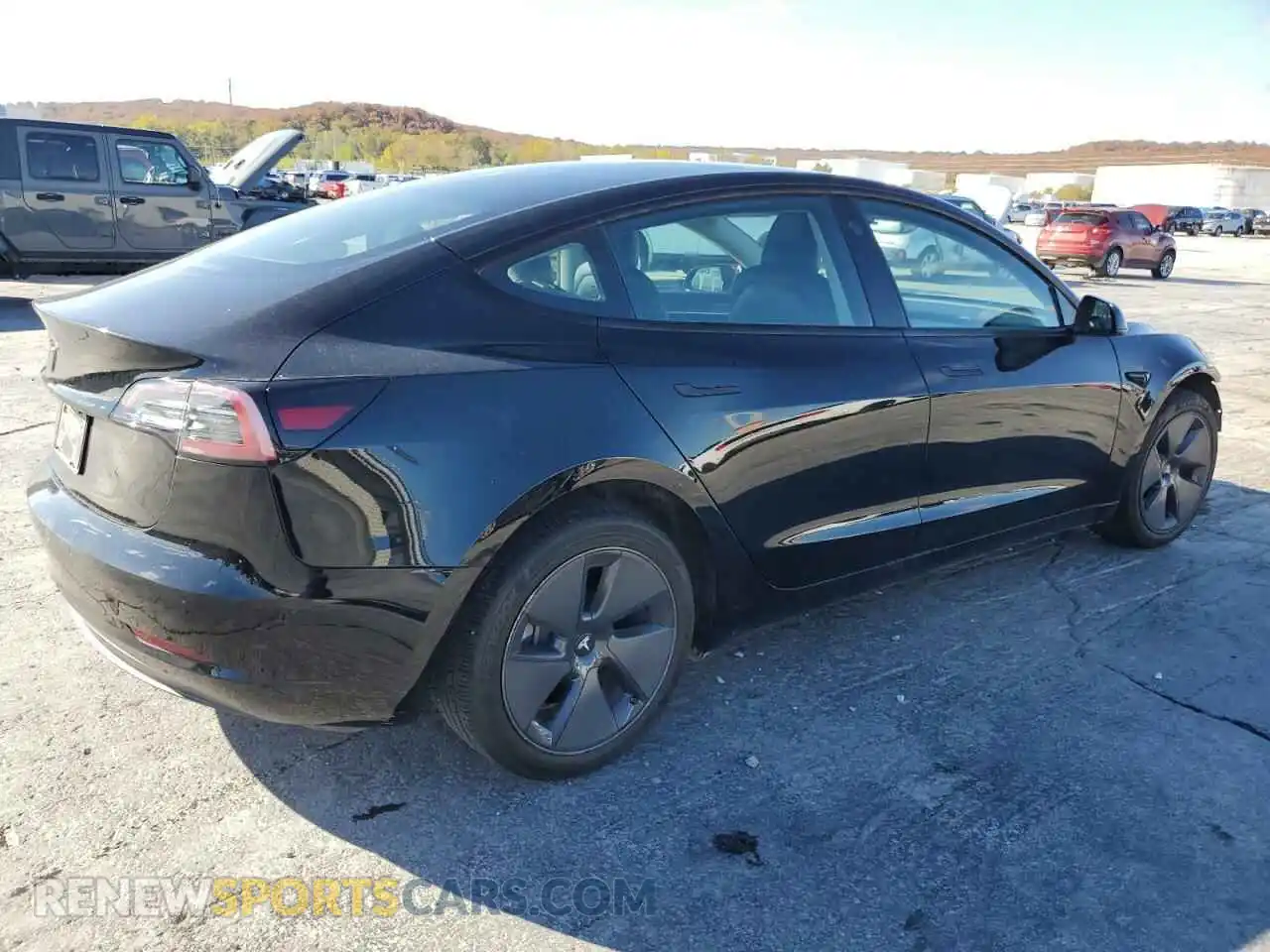 3 Photograph of a damaged car 5YJ3E1EA6NF331079 TESLA MODEL 3 2022