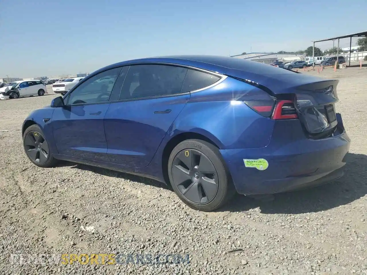 2 Photograph of a damaged car 5YJ3E1EA6NF356399 TESLA MODEL 3 2022
