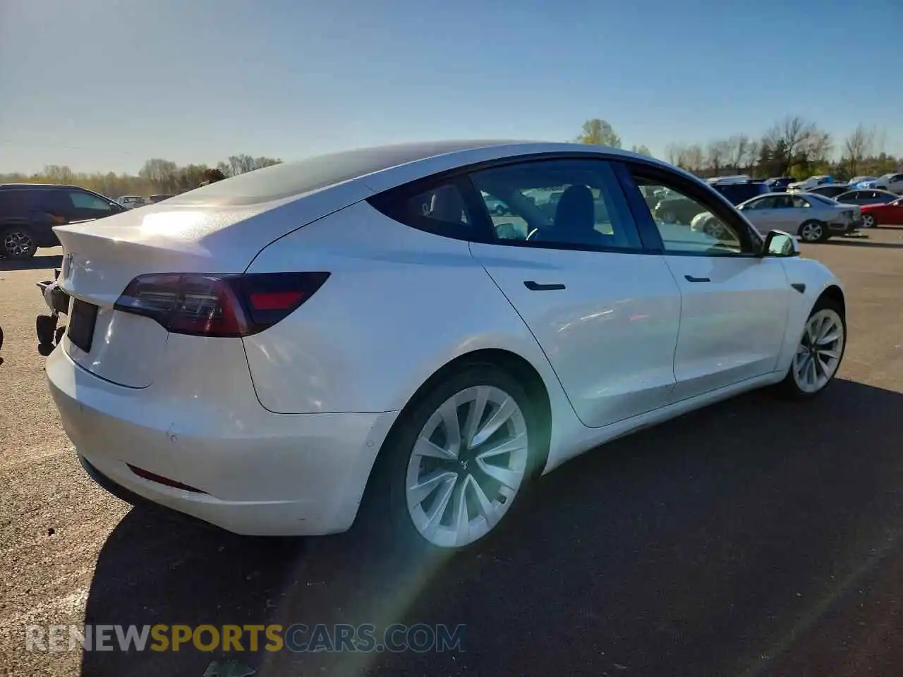 3 Photograph of a damaged car 5YJ3E1EA6NF368701 TESLA MODEL 3 2022