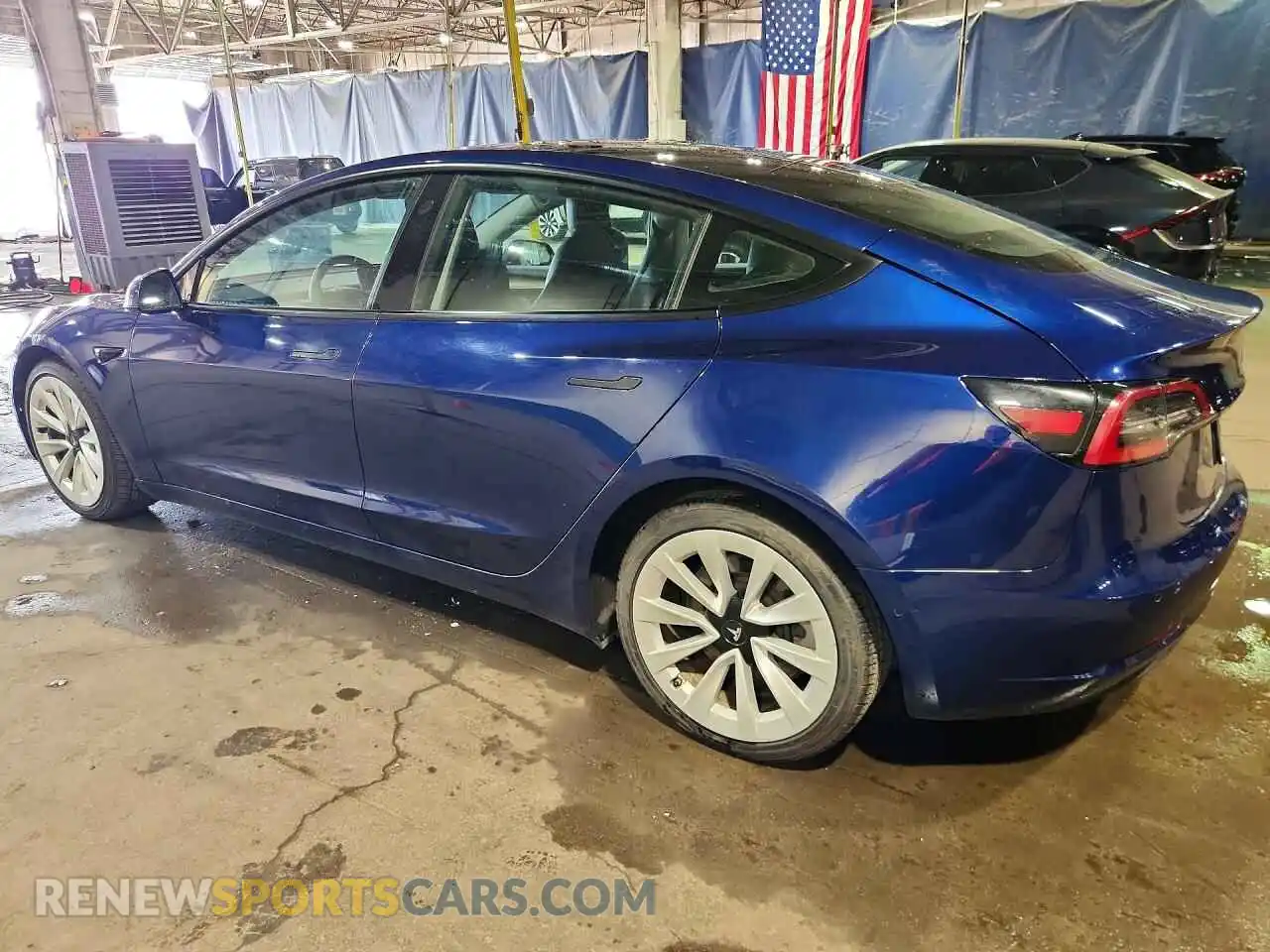 2 Photograph of a damaged car 5YJ3E1EA6NF370111 TESLA MODEL 3 2022