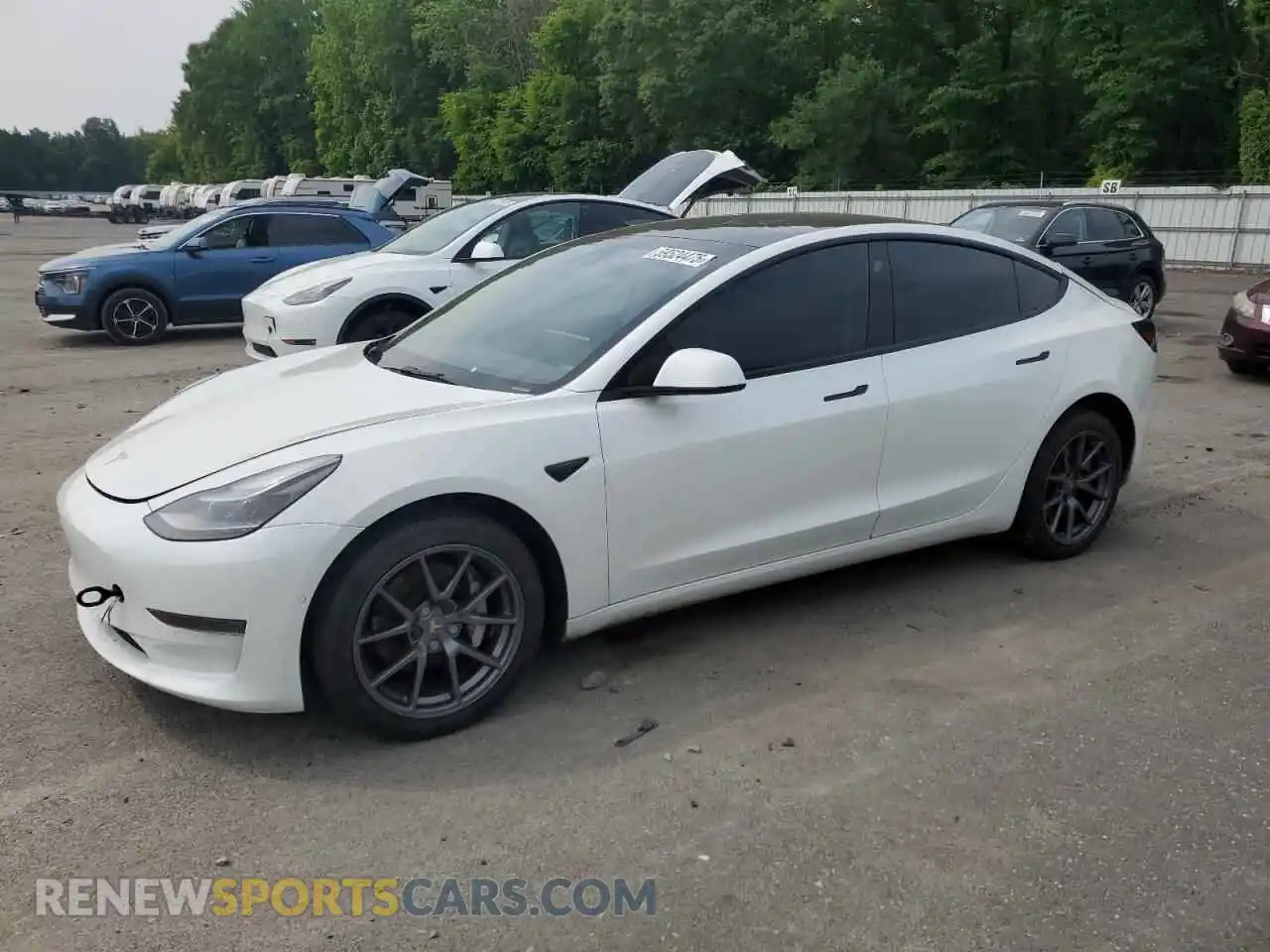 1 fotografías del automóvil dañado 5YJ3E1EA7NF125978 TESLA MODEL 3 2022