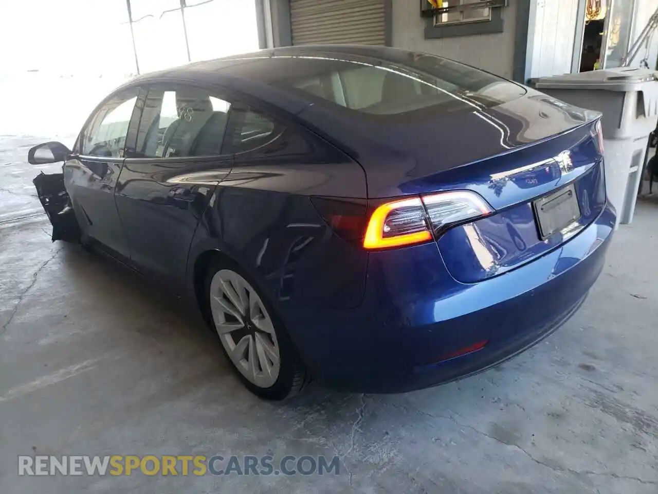 3 Photograph of a damaged car 5YJ3E1EA7NF142957 TESLA MODEL 3 2022