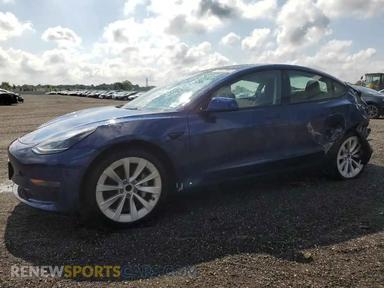 1 fotografías del automóvil dañado 5YJ3E1EA7NF190894 TESLA MODEL 3 2022
