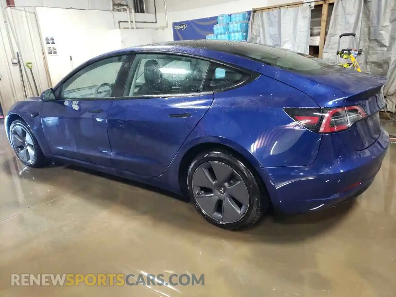 2 fotografías del automóvil dañado 5YJ3E1EA7NF287559 TESLA MODEL 3 2022