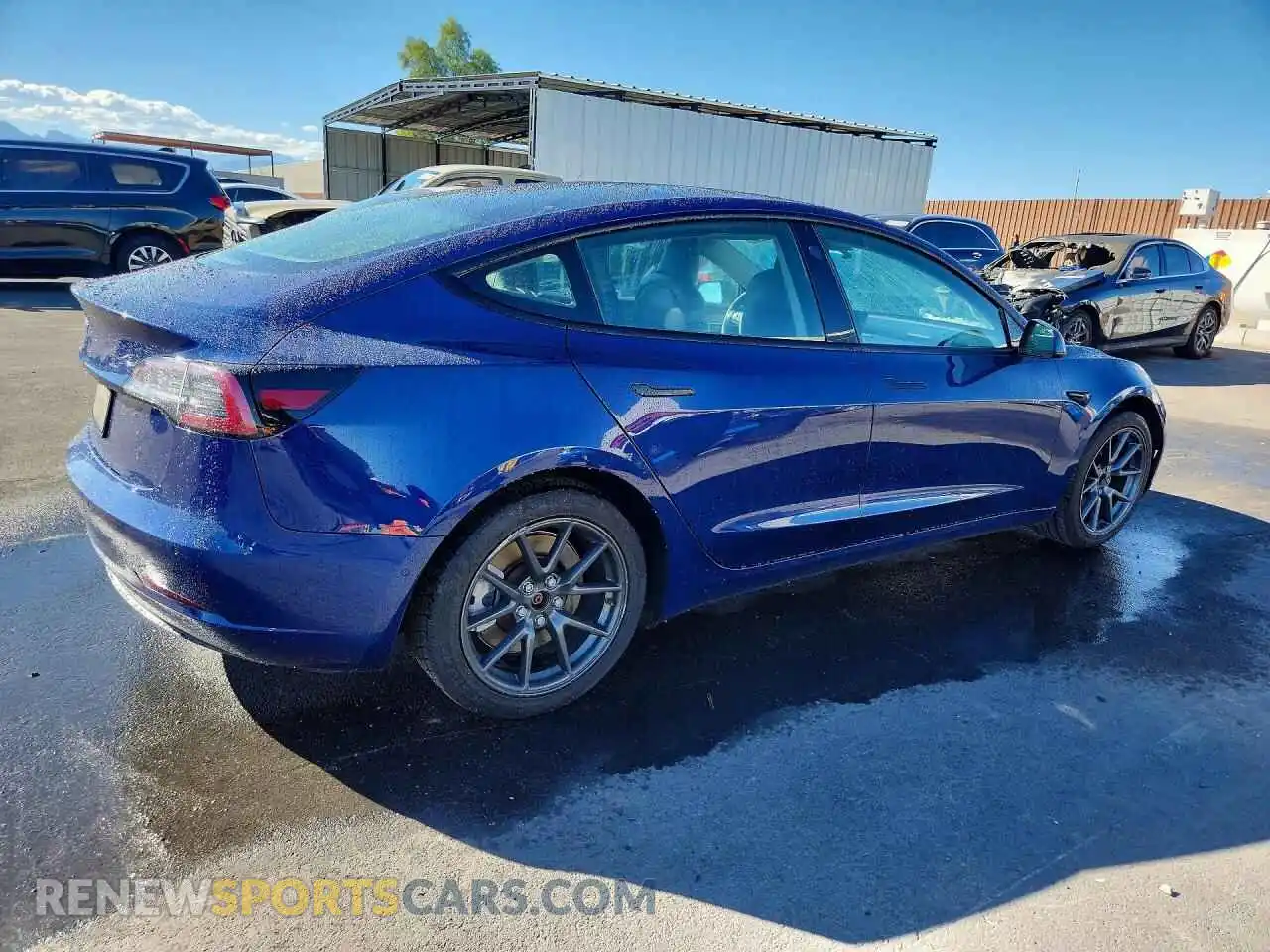 3 Photograph of a damaged car 5YJ3E1EA7NF289263 TESLA MODEL 3 2022